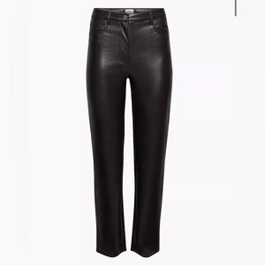 Aritzia Melina Leather Pants